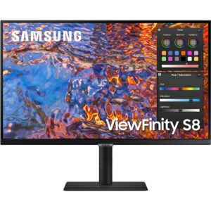 Samsung ViewFinity S8 32" UHD HDR USB-C Monitor, Black Color